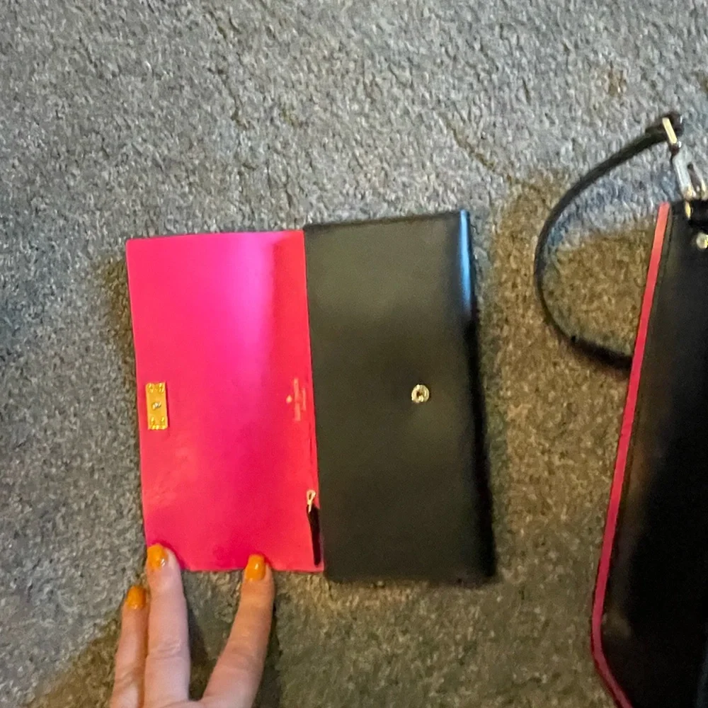 Kate Spade Black and Pink Tote Bag - Picture 2 of 7